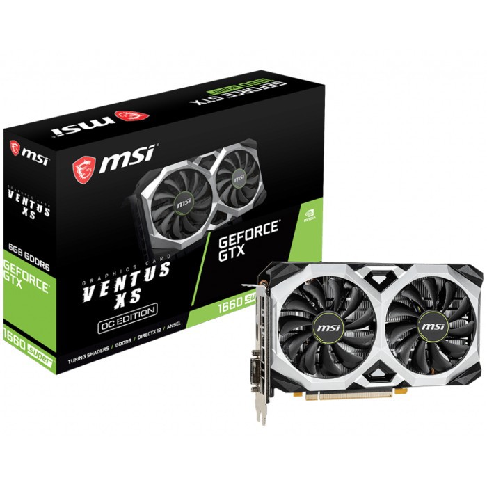 MSI Geforce GTX 1660 SUPER 6GB DDR6 - Ventus XS OC V1