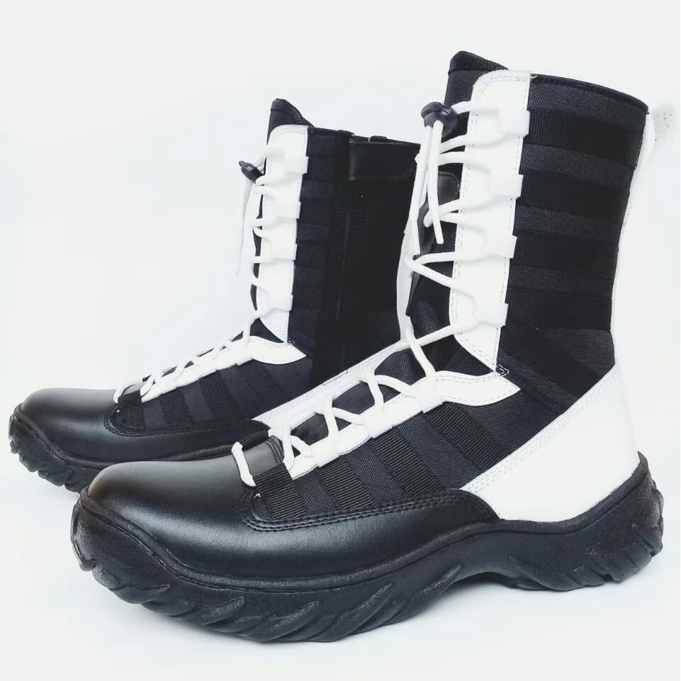Sepatu PDL Ninja Kulit Asli Sepatu PDL Provos Polri Security Satpam
