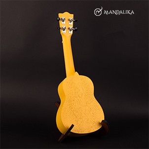 Ukulele Soprano Warna Kuning MERK MANDALIKA CERTIFIED QUALITY - Banana Yellow