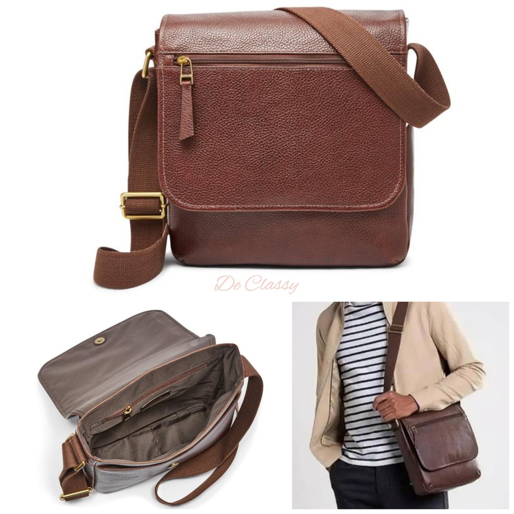 fossil trey city bag