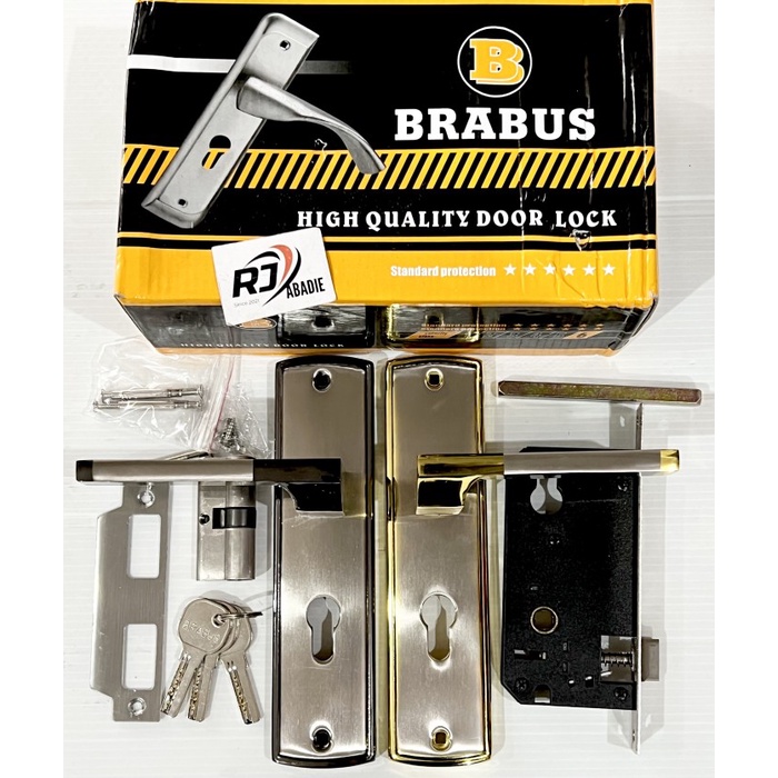 Handle Gagang Kunci Pintu Tanggung Model Kotak Stainless SUS304 BRABUS