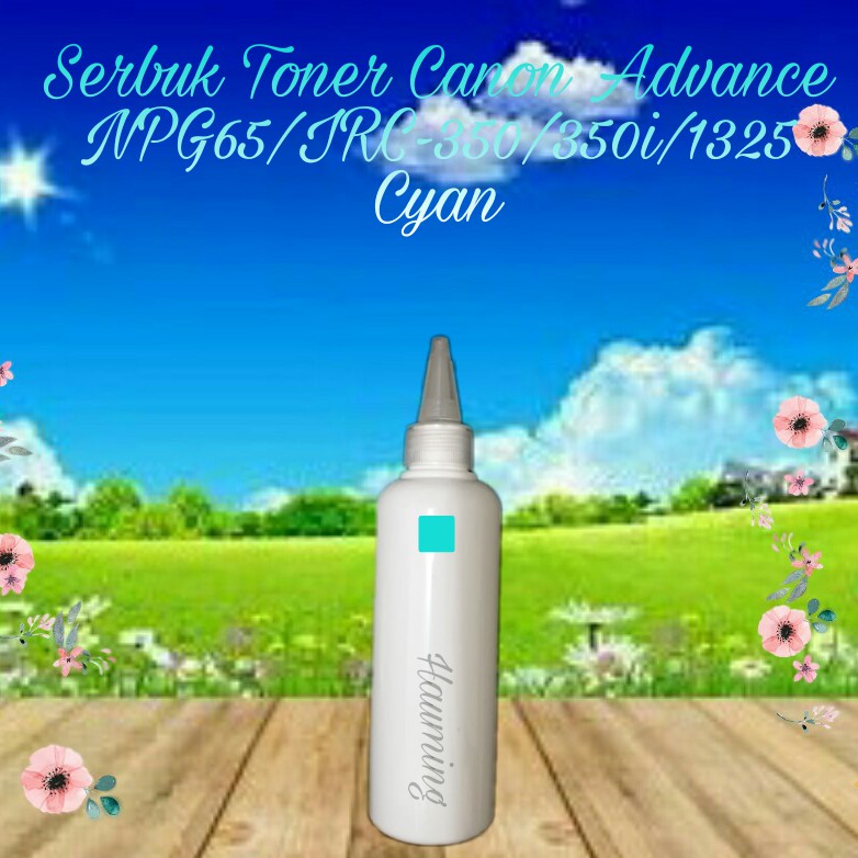 Serbuk Toner Canon NPG65 NPG 65 GPR-51 IR ADV C305 C305i C350 C350i C351 C351i C1325 Cyan 1x Isi