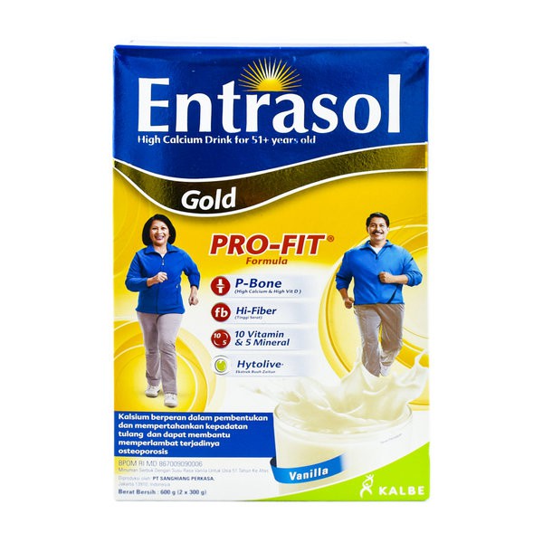 

ENTRASOL Gold Pro-Fit Vanilla 600gr for 51 Plus Years Old