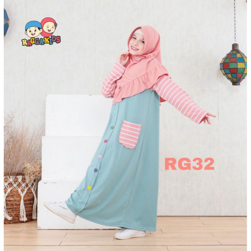 Baju muslim Raggakids Gamis Anak RG32 1-13 tahun RG61