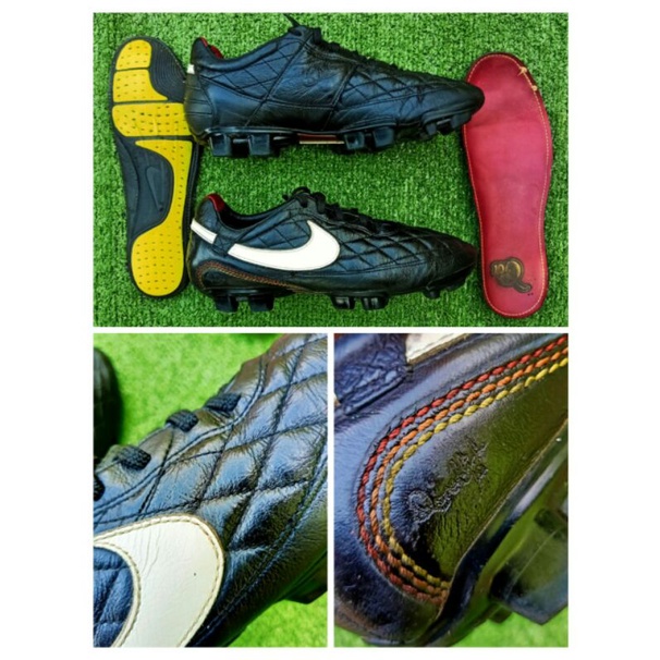 Nike Ronaldinho 10 Size 40.5 Kangooro Lea