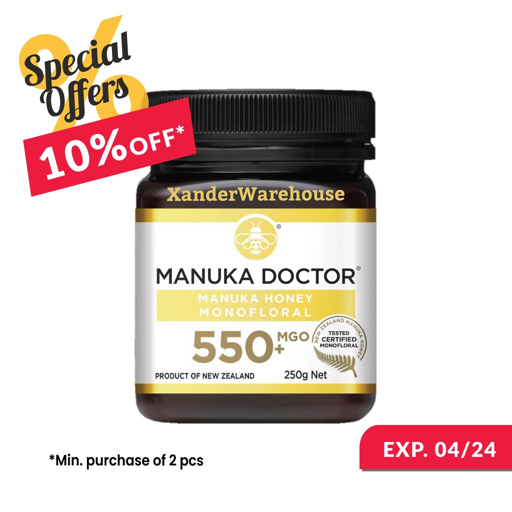 

PROMO MADU MANUKA DOCTOR MANUKA HONEY MGO 550+250GR