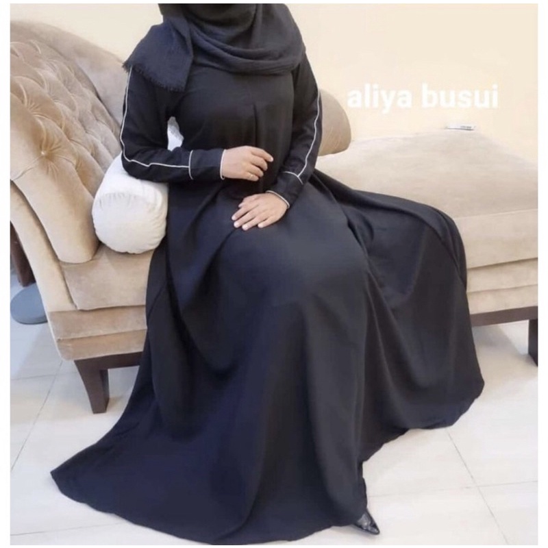 GAMIS ABAYA DRESS SYAR’I ALIYA FULL KLOK (BUSUI)