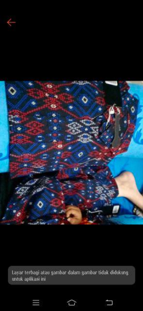 Predz_id 6478 Kemeja Batik Slimfit Pria Lengan Pendek Kemeja Batik Cowok Kerja Kantoran