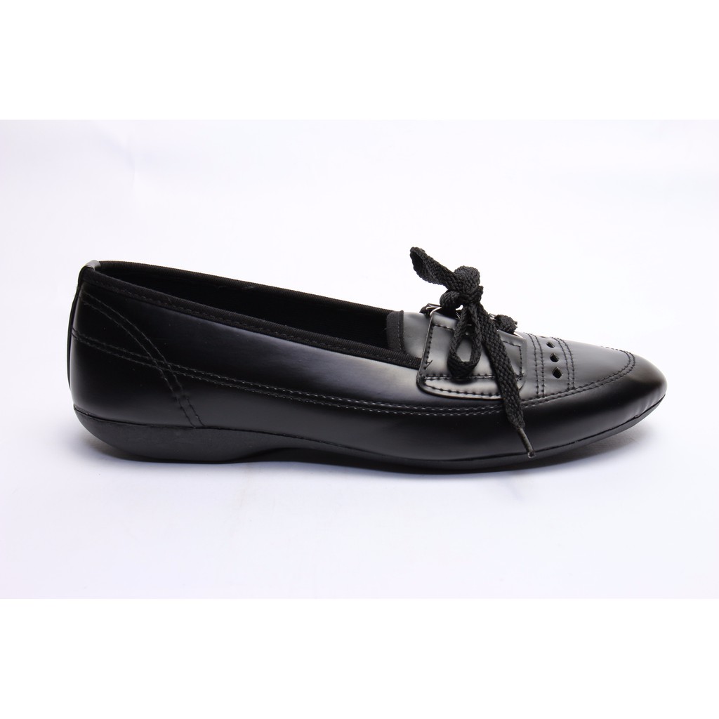 READY Sepatu Wanita Flatshoes HEM Hitam - 5968