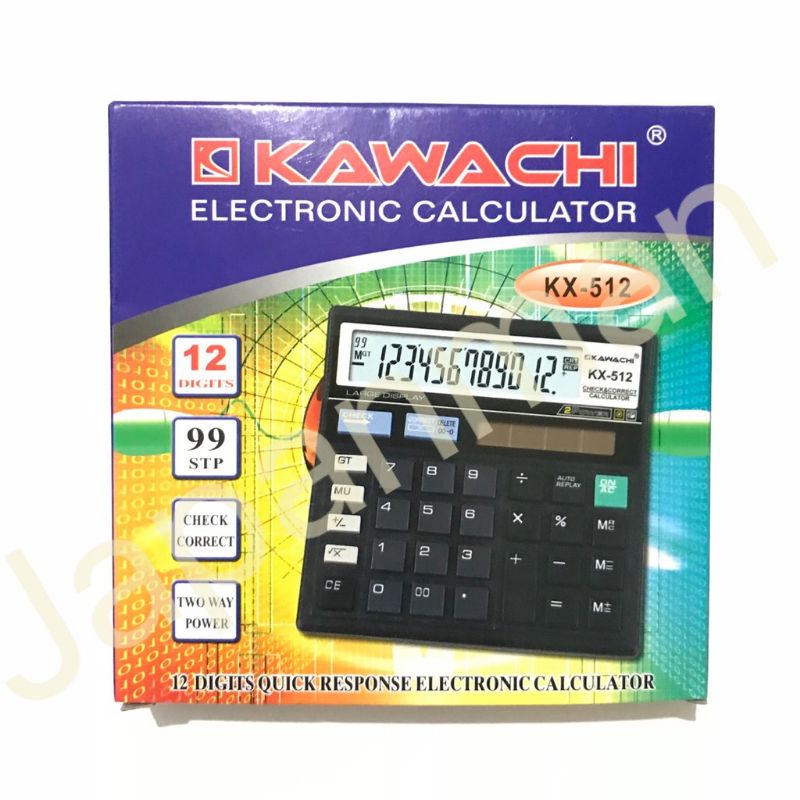 Calculator Kawachi Kalkulator Kawachi KX-512 Murah