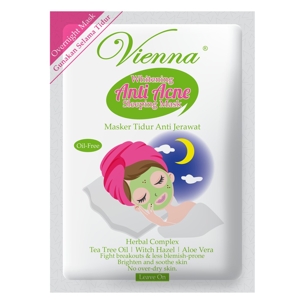 Vienna Face Mask Anti Acne Sleeping 15Ml