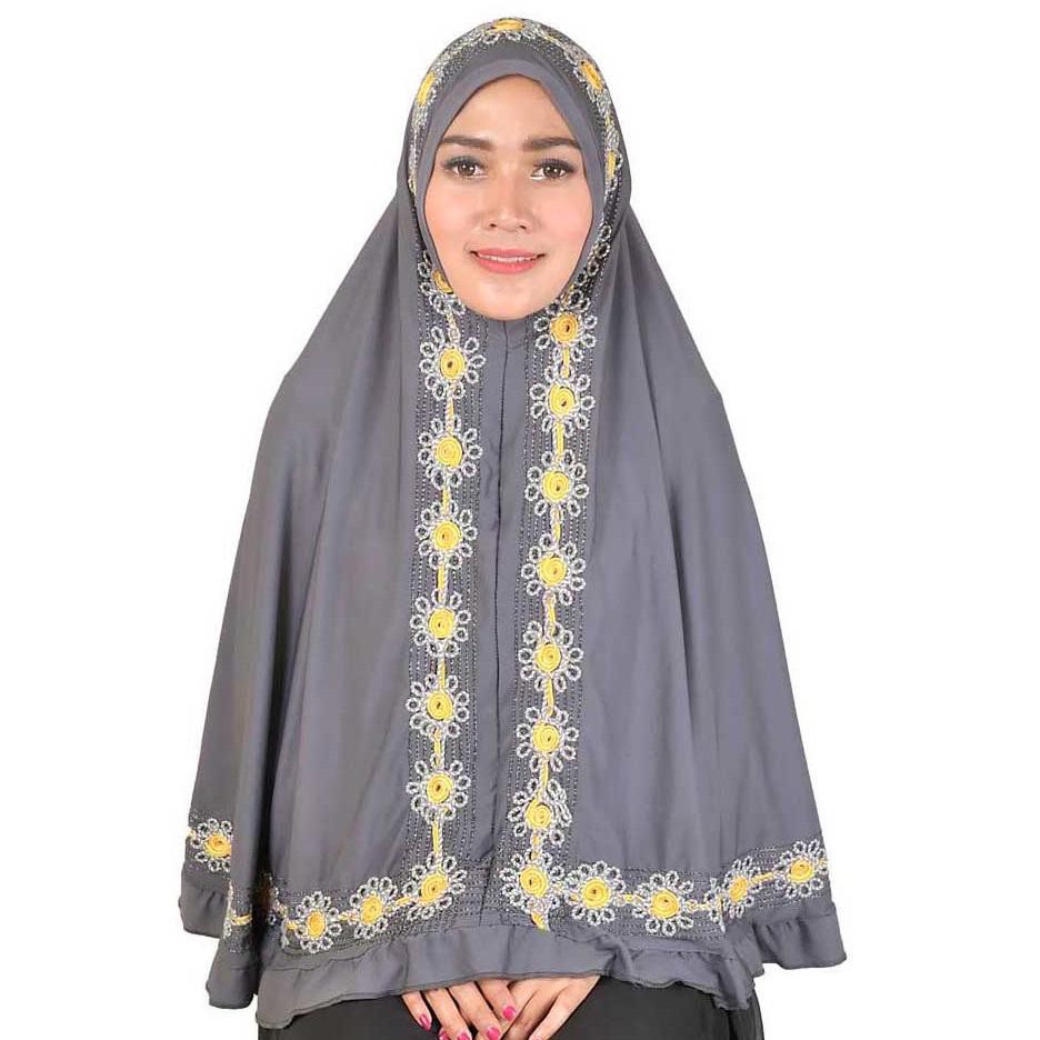 Jilbab Casual Wanita Muslimah Java Seven ABU AS JERSEY BALOON JS 1037