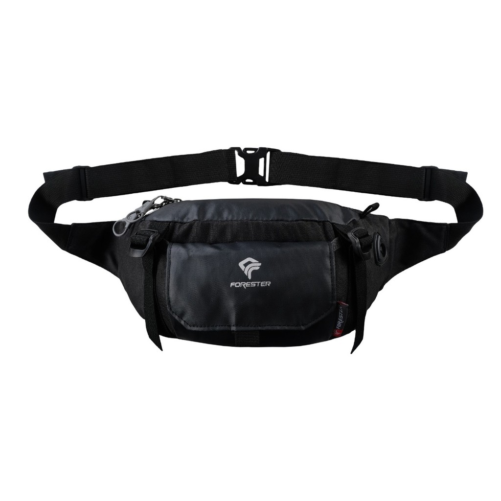 Tas Sepeda Lipat/MTB Tas Stang Handlebar Bag Model Waistbag FORESTER 40154 - Black