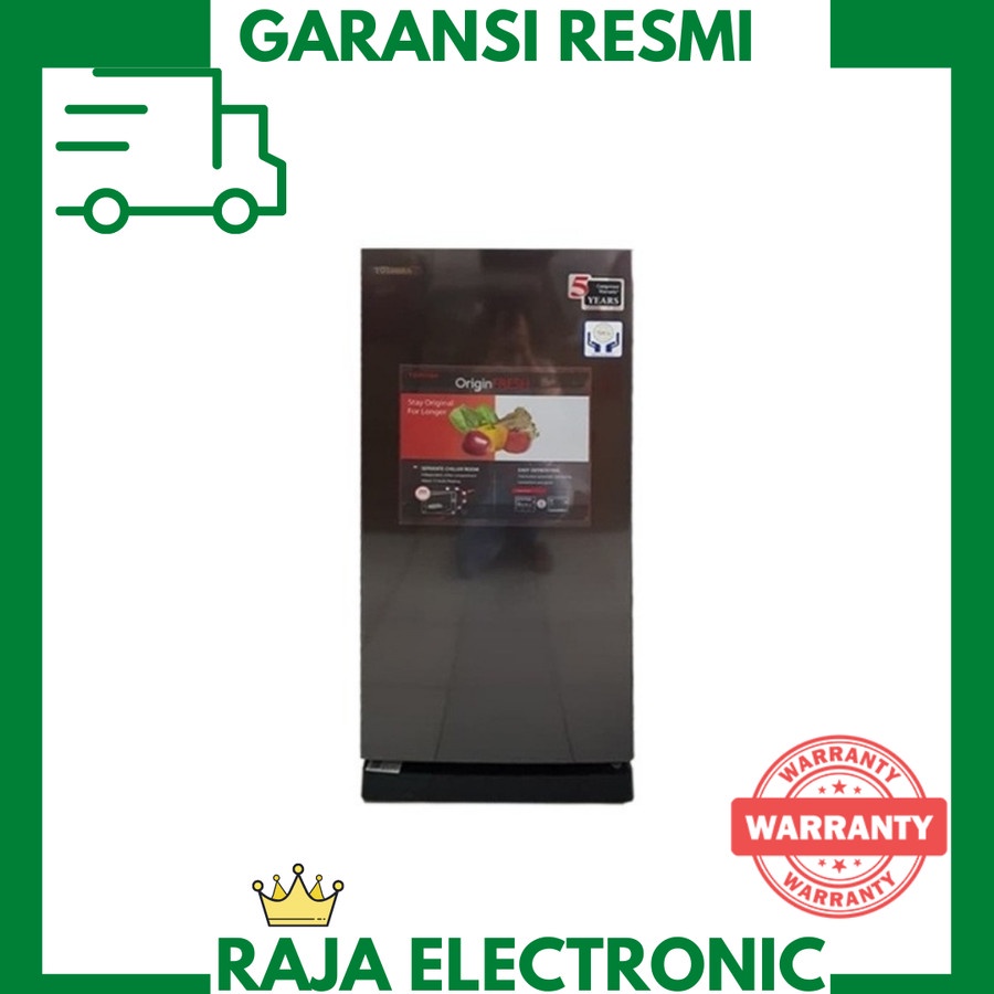 Toshiba Kulkas 1 Pintu GR-RD 196 CC-DMF Lemari Es 1 Pintu