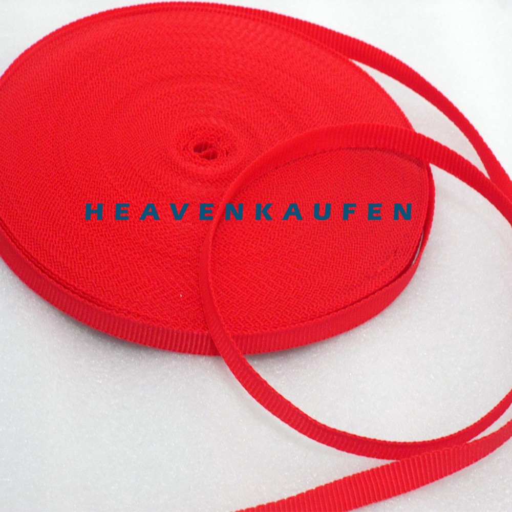 Tali Webbing Lanyard 1 cm Merah Harga Per Meter