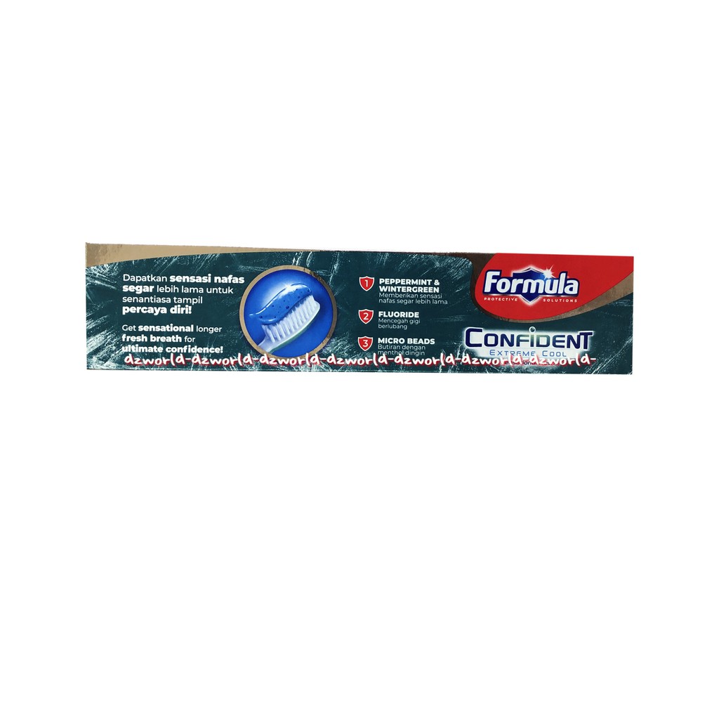 Formula Confident Extreme Cool 160gr Sensation Fresh Pasta Gigi Formula Odol Tooth Paste Formula Confident Pasta Gigi Sikat Confident Nafas Segar Seharian Con Fident Toothpaste