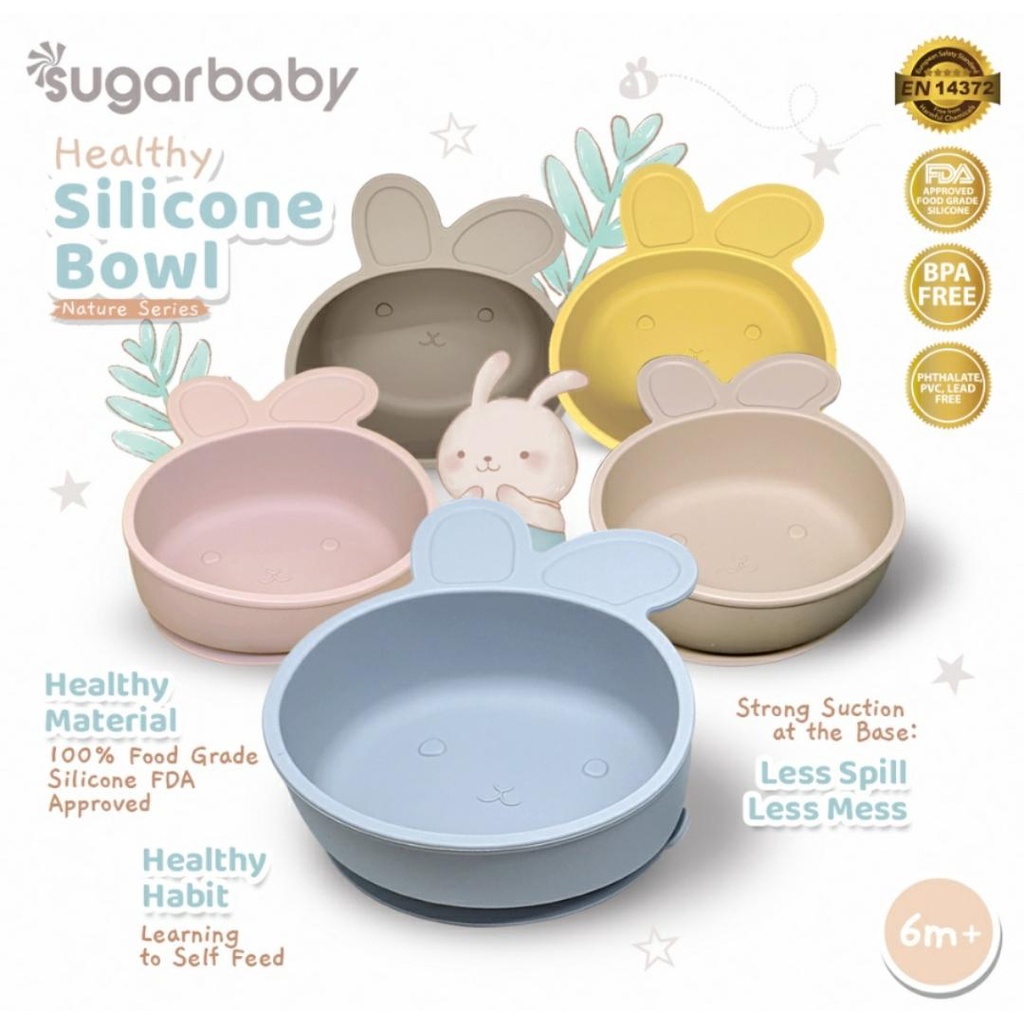 SUGARBABY HEALTHY SILICONE BOWL NATURE SERIES / SUGAR BABY