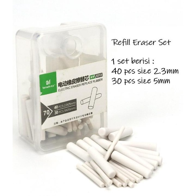 

<<<<<] Tenwin Electric Eraser / Battery Eraser / Penghapus Pensil Otomatis
