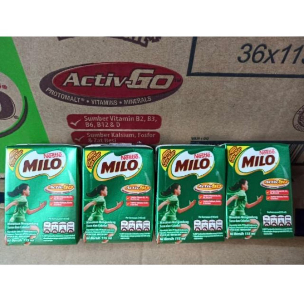 

SUSU ANAK MILO UHT CAIR 110 ML x 36 SUPER MURAH COKELAT COKLAT MALT INDOMILK BENDERA