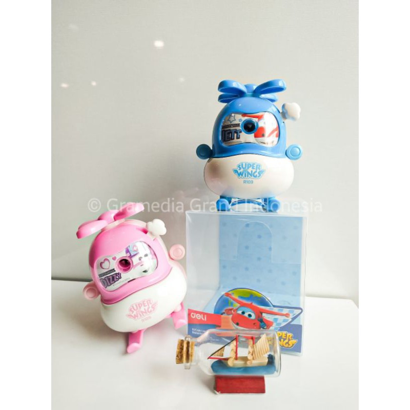 

Deli Rotary Pencil Sharpener Super Wings ER10904