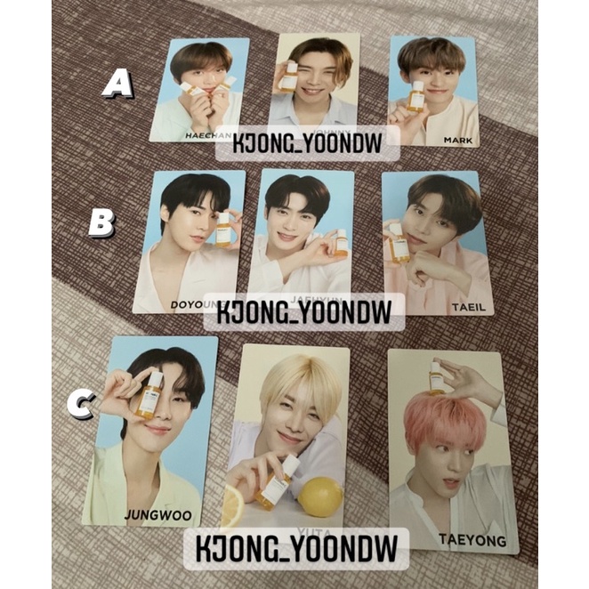 photocard nct127 nature republic