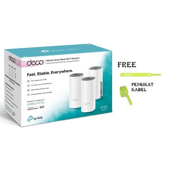 TP LINK DECO E4 / TPLINK DECO E 4 - 3 Pack