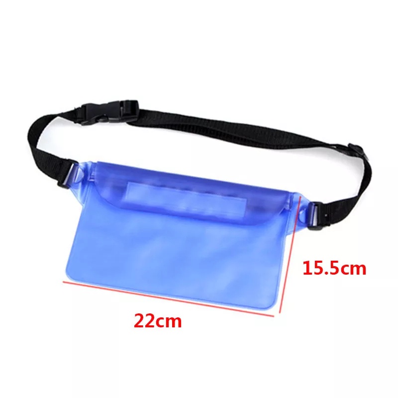 Tas Selempang Pelindung Air Anti Basah Tempat HP Headset Luar Ruangan