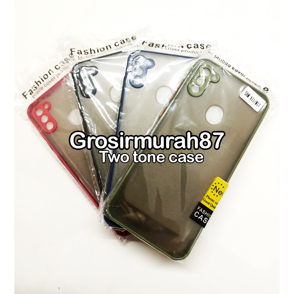 candy macaron softcase case tebal kondom hp samsung a11 atau m11 Pink maroon kuning hitam navy