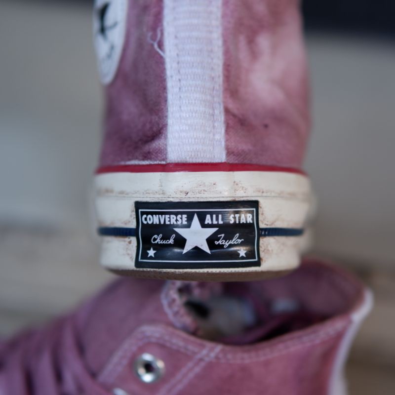 Converse Chuck Taylor 1970s Hi Italian Crafted Dye STRAWBERRY