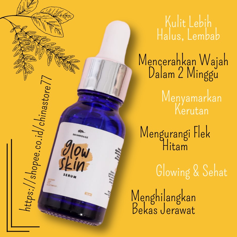 BPOM Serum Glow Series 15ml Glowing serum glow skin Anti acne SkinhouseID