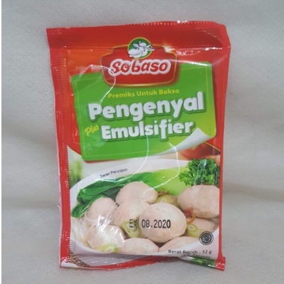 

Tepung Adonan Bakso SoBaso Emulgen 150gr (penambah bobot bakso)