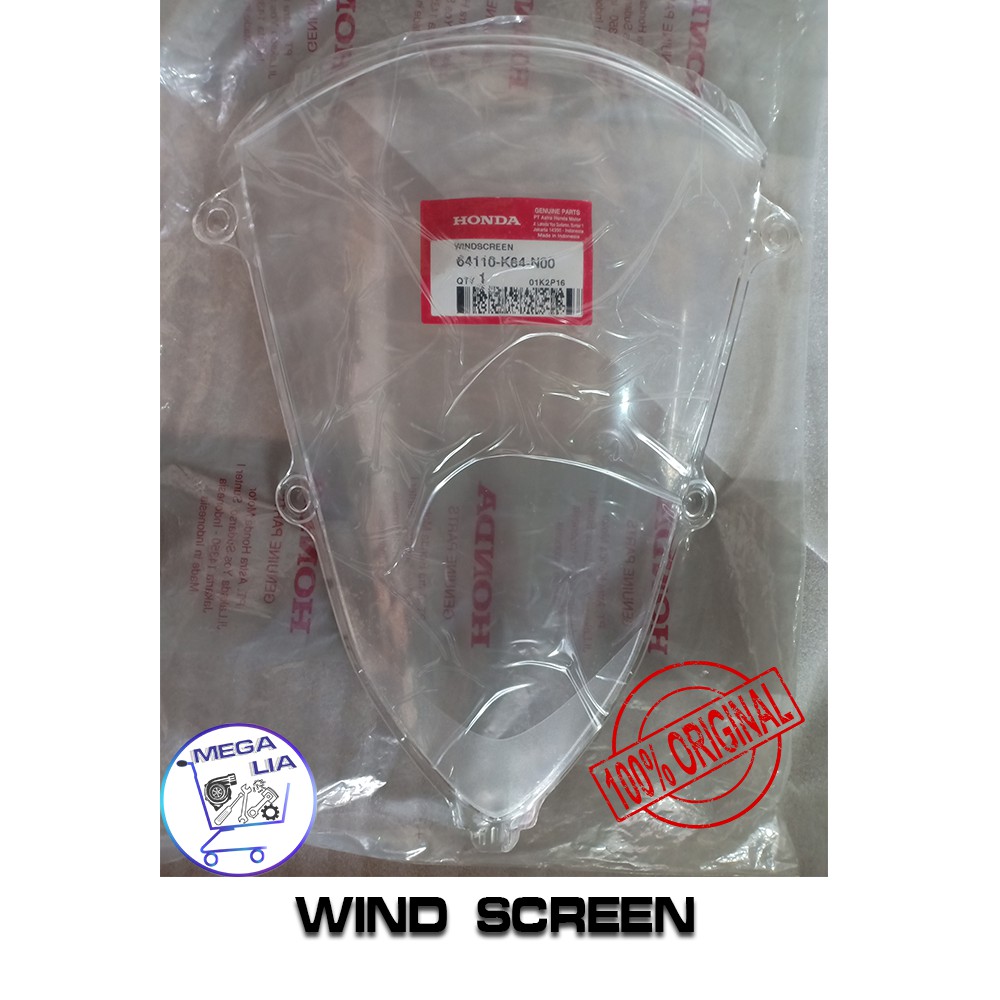 Wind Screen Visor All New CBR 250RR Wingshield 100% ORI HONDA. 64110-K64-N00