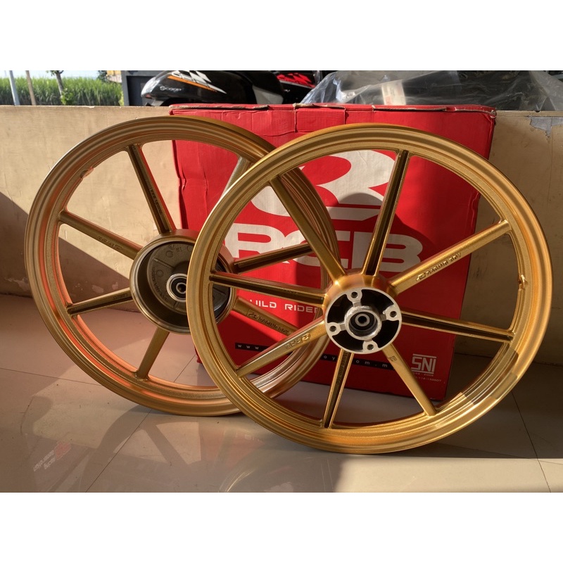 velg rcb jupiter vega fiz r supra smash type 811 ukuran 185/160 ring 17 model palang 8
