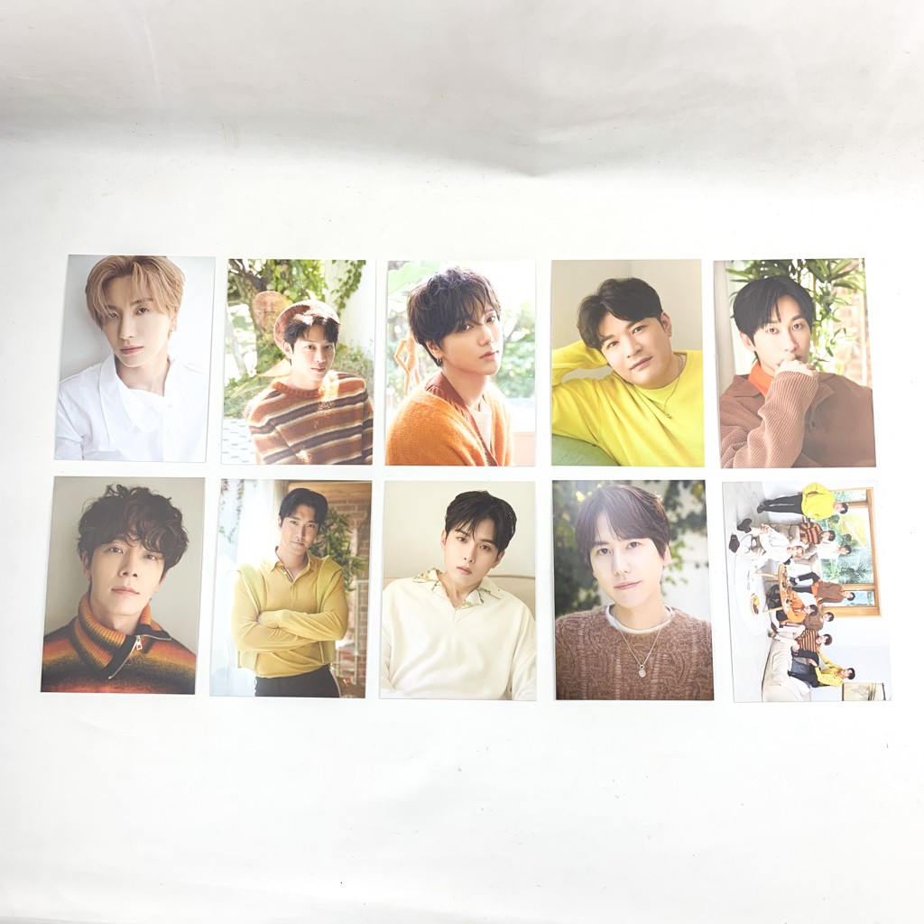 [sharing] SUPER JUNIOR 15TH ANNIVERSARY SPECIAL EVENT BEYOND LIVE POSTCARD BOOK