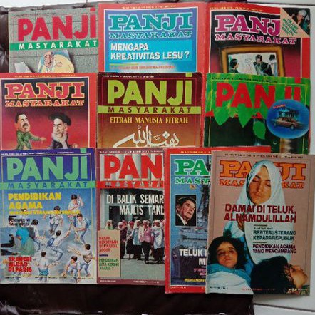 majalah jadul majalah PANJI Masyarakat edisi koleksi