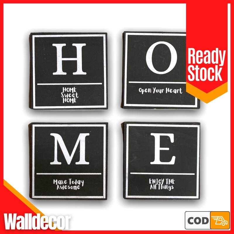 VB.Store89 | Pajangan Dinding Set HOME