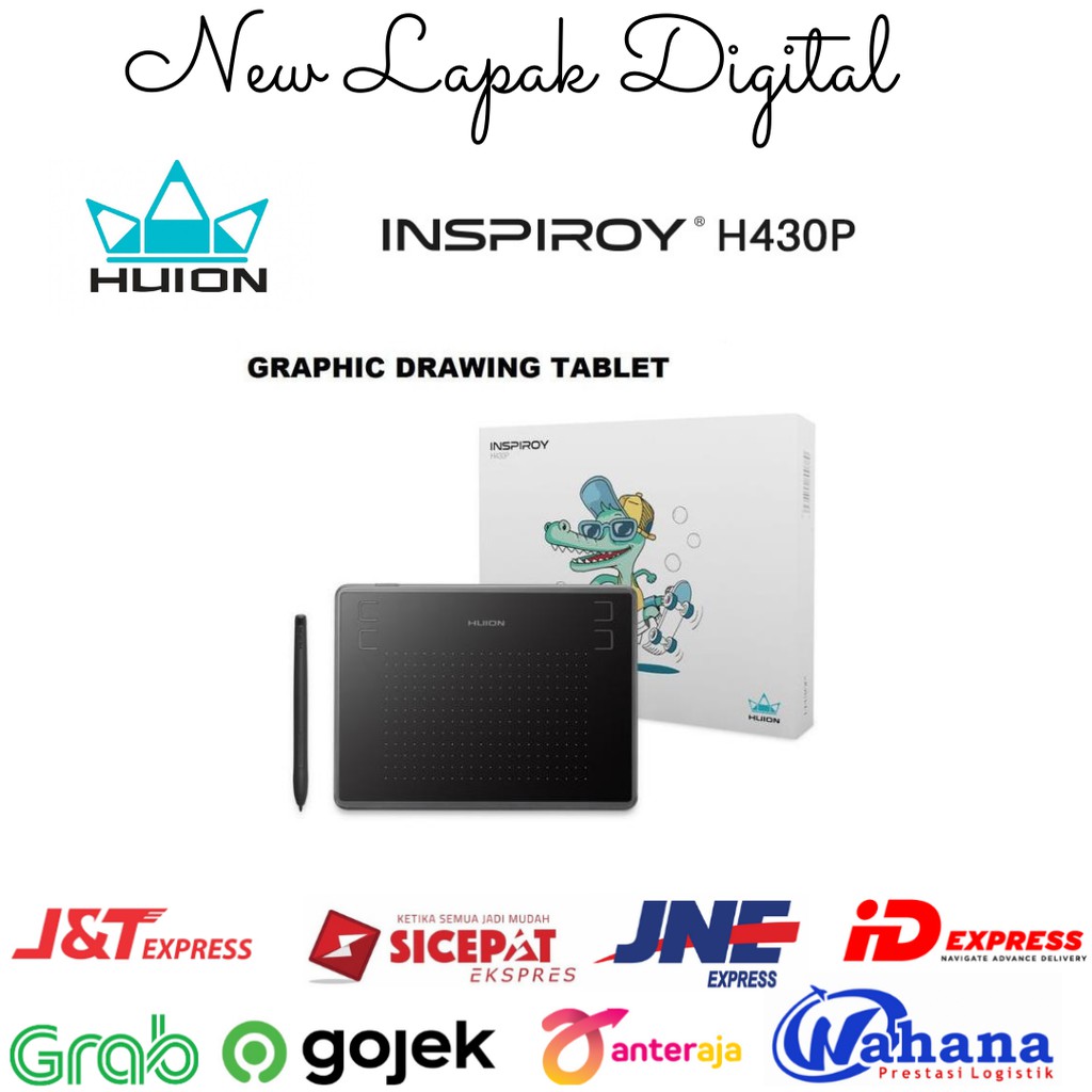 Jual HUION H430P Graphic Drawing Tablet BEST for OSU! Game Shopee Indonesia