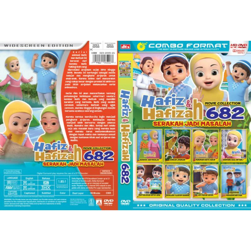 DVD Koleksi Belajar Anak : HAFIZ & HAFIZAH 682