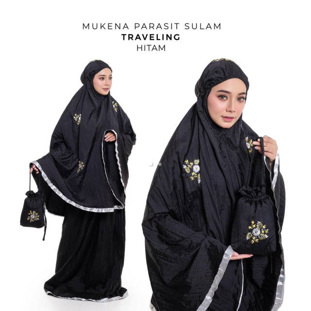 DHIBOSTORE - Mungkena Dewasa Parasit / Telekung Parasut Sulam / Rukuh Traveling