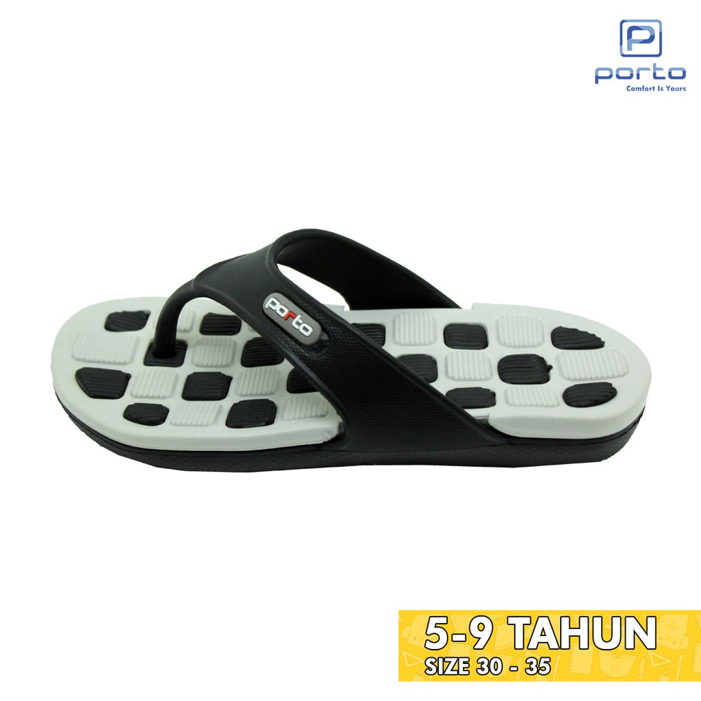 

Porto - Sandal Anak Laki 5-8 Tahun Sandal Jepit Anti Slip Anti Jamur Anti bau 610B