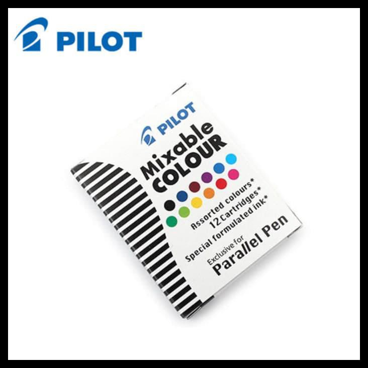 

PROMO REFILL INK CARTRIDGE FOR PIILOT PARALLEL CALLIGRAPHY PEN - 12 COLOR PAKET ALAT TULIS MURAH