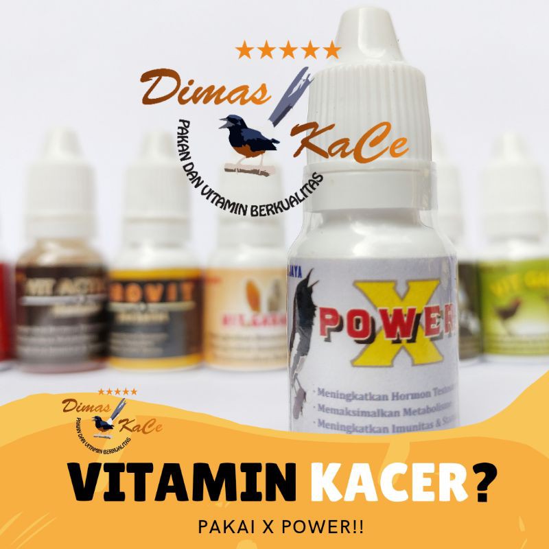 Paket Vit XPower untuk burung kacer dimas kace indah jaya herbal