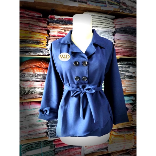 ORSA BLOCK COLOR PATTERN SHIRT | KEMEJA WANITA | PATTERN SHIRT BLOUSE BANGKOK MOSCREPE-7