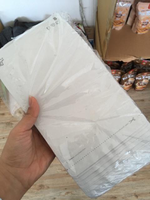 Kemasan Kopi Kemasan Kripik Standing Pouch Alumunium Foil Putih 14x23