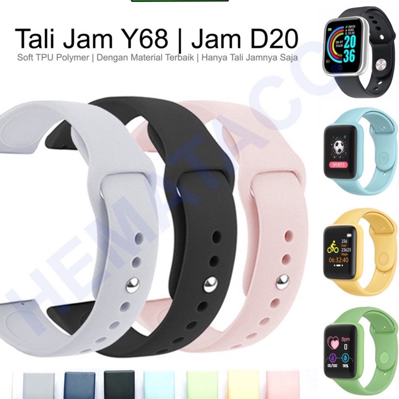 Strap Jam Smart Watch D20 Y68 D20S Y68S