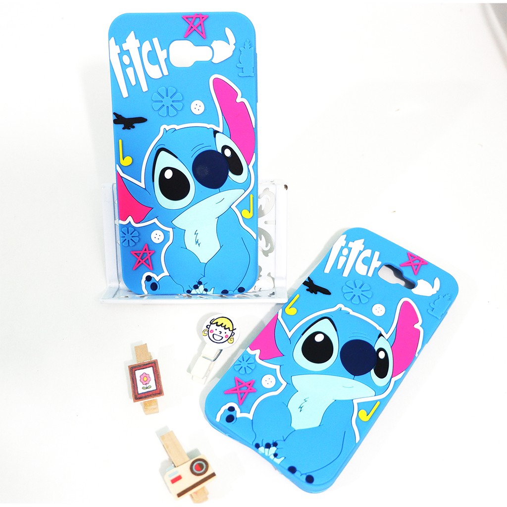 Silicon Case 3D Lilo Stitch Cute For SAMSUNG J5 PRIME  J5 PRO silikon tebal karakter lucu / case anak anak warna biru / pelindung hp