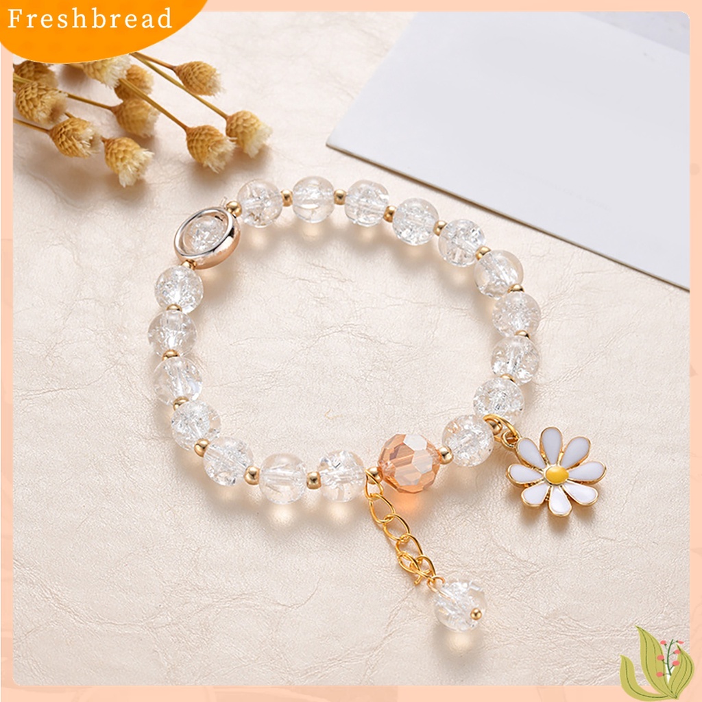 Terlaris Bracelet Faux Crystal Exquisite Women Attractive Sunflower Bracelet for Gift