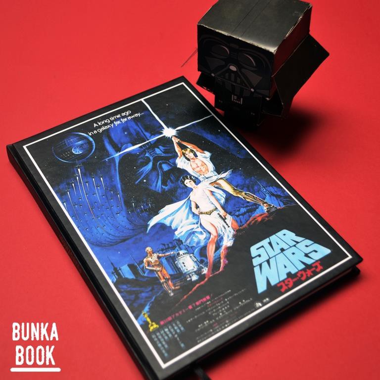 

Note Book Hardcover Star Wars Japan Vintage Cover Ukuran A5 Jurnal Agenda Planner