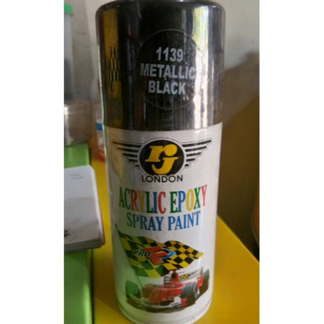 Pilox RJ black metalic(hitam metalic)300cc