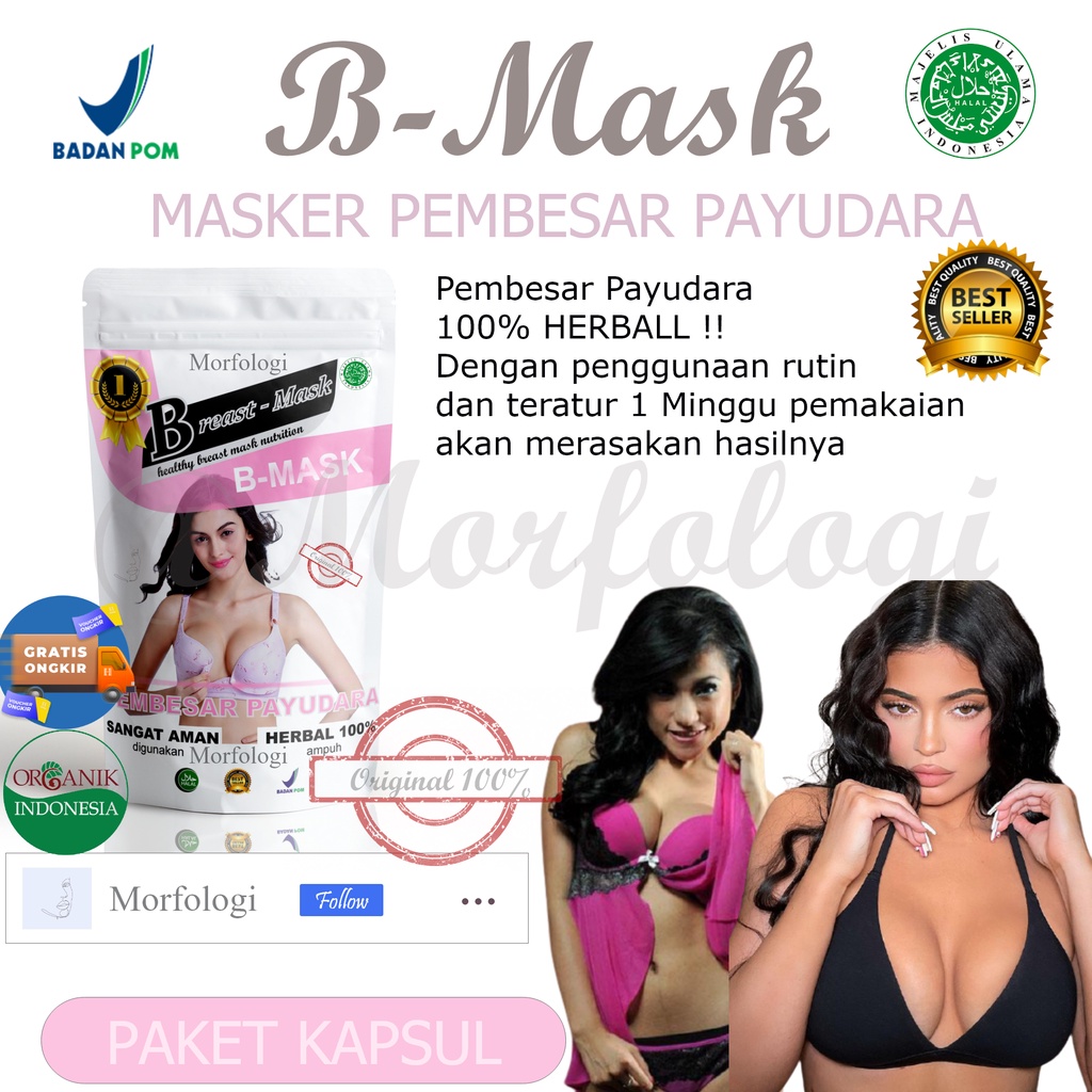 (isi 10 kapsul ) Pembesar payudara cepat permanen / Pembesar payudara permanen asli / pembesar buah 